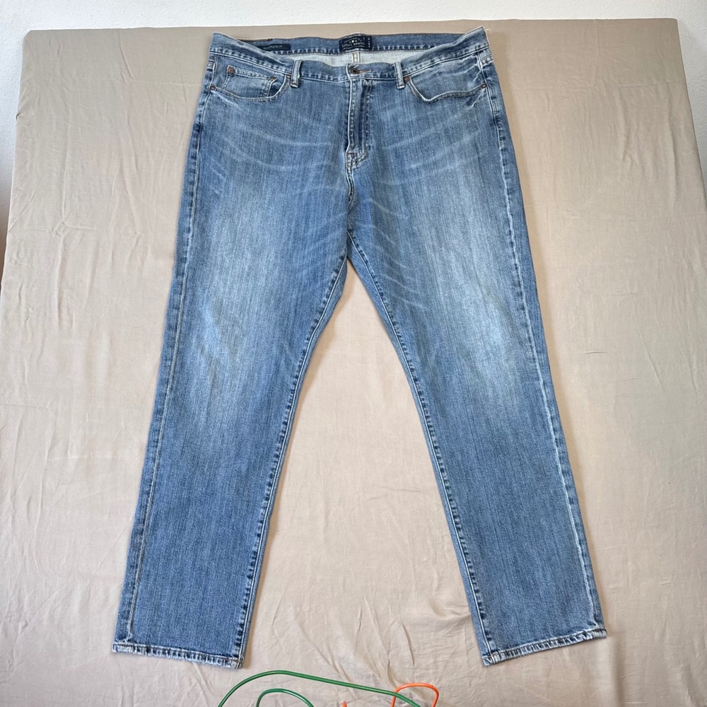Lucky Brand Mens Blue 410 Rugged Athletic Fit Tapered Leg Jeans Size 40x32